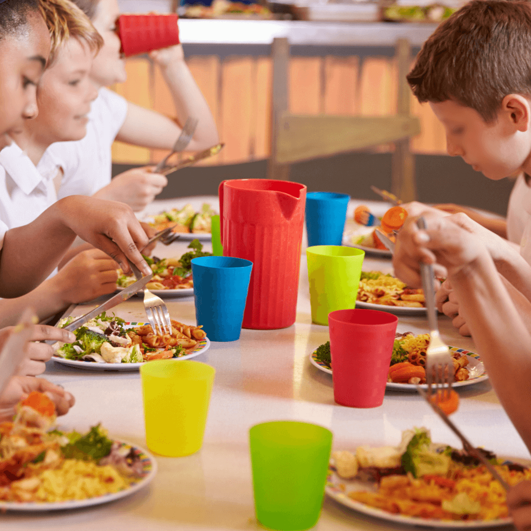menú de comedor escolar